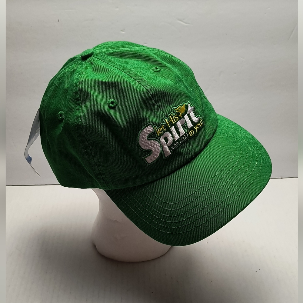 Kerusso Baseball Cap Hat Let His Spirit In You Men's One Size Green Casual